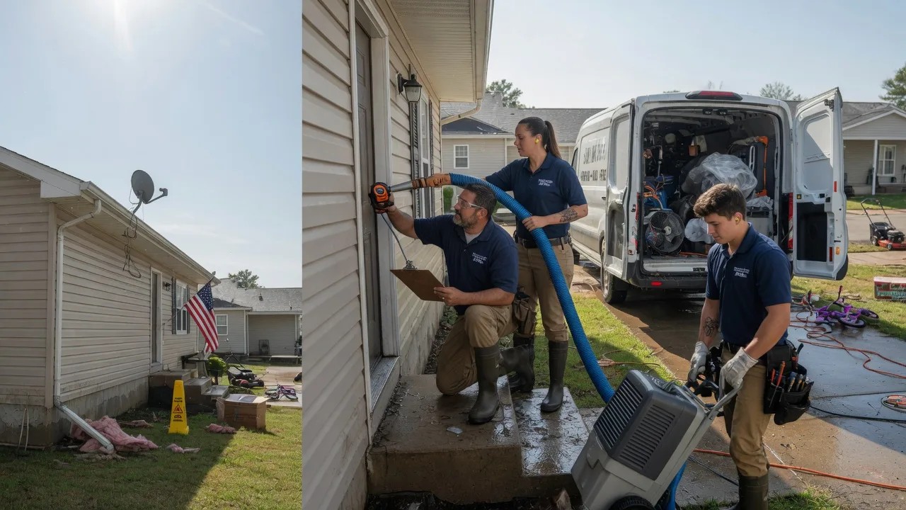 Ceiling Water Damage Restoration in Bloomingburg, OH near me